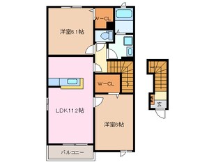 塩浜駅 徒歩12分 2階の物件間取画像